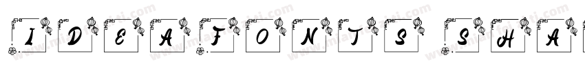 IdeaFonts ShaoNian字体转换